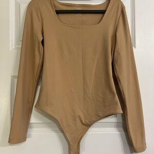 Nuuds Nude Long Sleeve Bodysuit